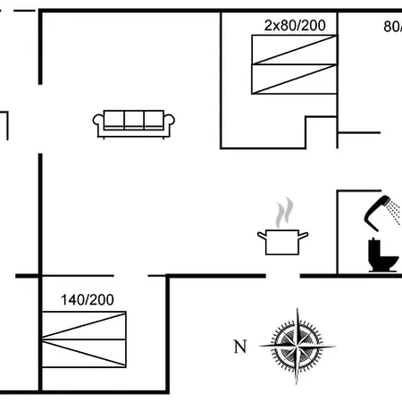 Nyaraló Krum - 250m From The Sea By Interhome *